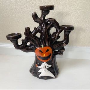 Nightmare Before Christmas Zero spooky tree candelabra candle holder